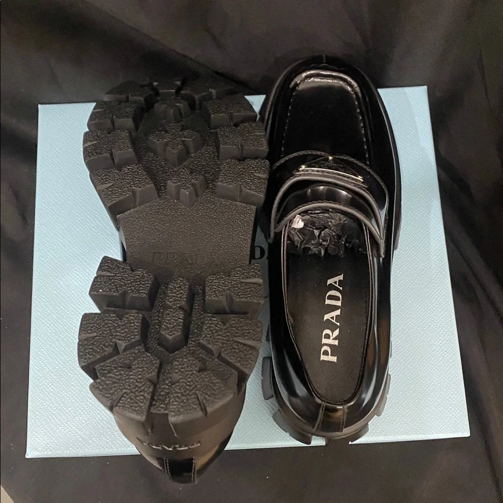 Prada Black Loafers - Picture 3 of 3